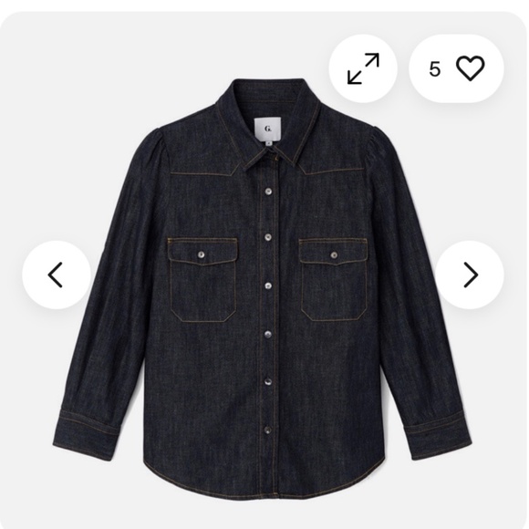G. Label Goop Elise Denim Shirt - Picture 1 of 6